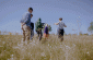 The Yahad - In Unum team with a witness at the execution site. © Thomas Cecchelani  /Yahad - In Unum