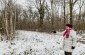 Janina, born in 1934, show the Yahad team the execution site of the Jews from Baranów killed by the Germans on July 20, 1942. ©Piotr Malec/Yahad - In Unum