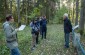 Justinas R., born in 1929, accompanying the Yahad team to the site where the Jews of Vainutas were executed. ©Omar Gonzalez/Yahad - In Unum