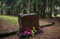 The monument dedicated to the Jewish victims executed by the Germans and their allies in the forest. It is located just in front of the pit.    ©Eva Saukane/Yahad – In Unum