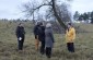 Yahad’s research team at a mass grave on the old Jewish cemetery where about 40 Jewish vicitms were murdered © Markel Redondo - Yahad-In Unum