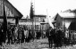 The courtyard of the Great Synagogue in Kursenai © www.yadvashem.org