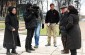 Yahad team during the interview at the execution site in Rivne. ©Aleksey Kasyanov/Yahad-In Unum