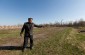 Witness shows the place where he saw a German firing at the Jews inside the pit ©Victoria Bahr/Yahad-In Unum