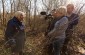 Yahad team during the interview at the execution site of two Jewish children that were 2 years old. ©Victoria Bahr/Yahad-In Unum