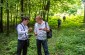 Yahad team takes the coordinates of Jewish mass grave in the forest near the village of Yaseny ©Kate Kornberg/Yahad-In Unum