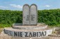 Obelisk erected in 1982 with the inscription “You shall not kill”, commemorating Jews murdered in Węgrów in 1939-1944. ©Kate Kornberg/Yahad - In Unum