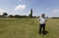 Stepan B., born in 1933, showed to Yahad team the execution site of Jews. Today there is a monument there. © Victoria Bahr/ Yahad-In Unum