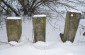 Surviving tombstones at the Jewish cemetery. Jews who refused to hand over their gold and valuables were shot at the Jewish cemetery. ©Nicolas Tkatchouk/Yahad – In Unum