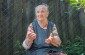 Helena O., born in 1929: "The carts were carrying bodies of Jews killed to the Jewish cemetery. I saw the drivers digging a grave. They went back and forth for several days." ©Les Kasyanov/Yahad - In Unum