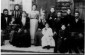 Staisha Rabkin Starr(obinski) (4th from the left) and her family in front of their home, 1900. ©From the family album of Richard Glazer, Permission granted by Nancy Holden, KehilalinksJewishgen. org