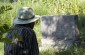 The memorial dedicated to at least a hundred Jewish victims of the Holocaust stands at the site of a former anti-tank ditch, located on the outskirts of Hvozdavka village in the direction of Yasenove Druhe village. ©Svitlana Kovaliova/ Yahad - In Unum