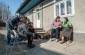 The Yahad team during an interview with a local witness. ©Les Kasyanov/Yahad - In Unum.