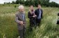 Vytautas B., born in 1928, showing to the Yahad team the execution site of Jewish men in Krekenava. ©Markel Redondo/Yahad - In Unum