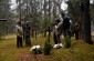 A monument (a cross) dedicated to the Lithuanian victims stands a few meters from the killing site of the Jewish men in the Ąžuolų Būda forest. ©Cristian Monterosso/Yahad - In Unum