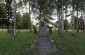 The Jewish cemetery of Pumpėnai, partially demolished in 1970s during the construction of the road linking Panevėžys to Riga. In the 1990s a new plaque was erected on the spot with the inscription “May they rest in peace”. ©Markel Redondo/Yahad - In Unum